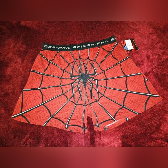 Spiderman Other - Marvel Spider-Man Red Web Shorts